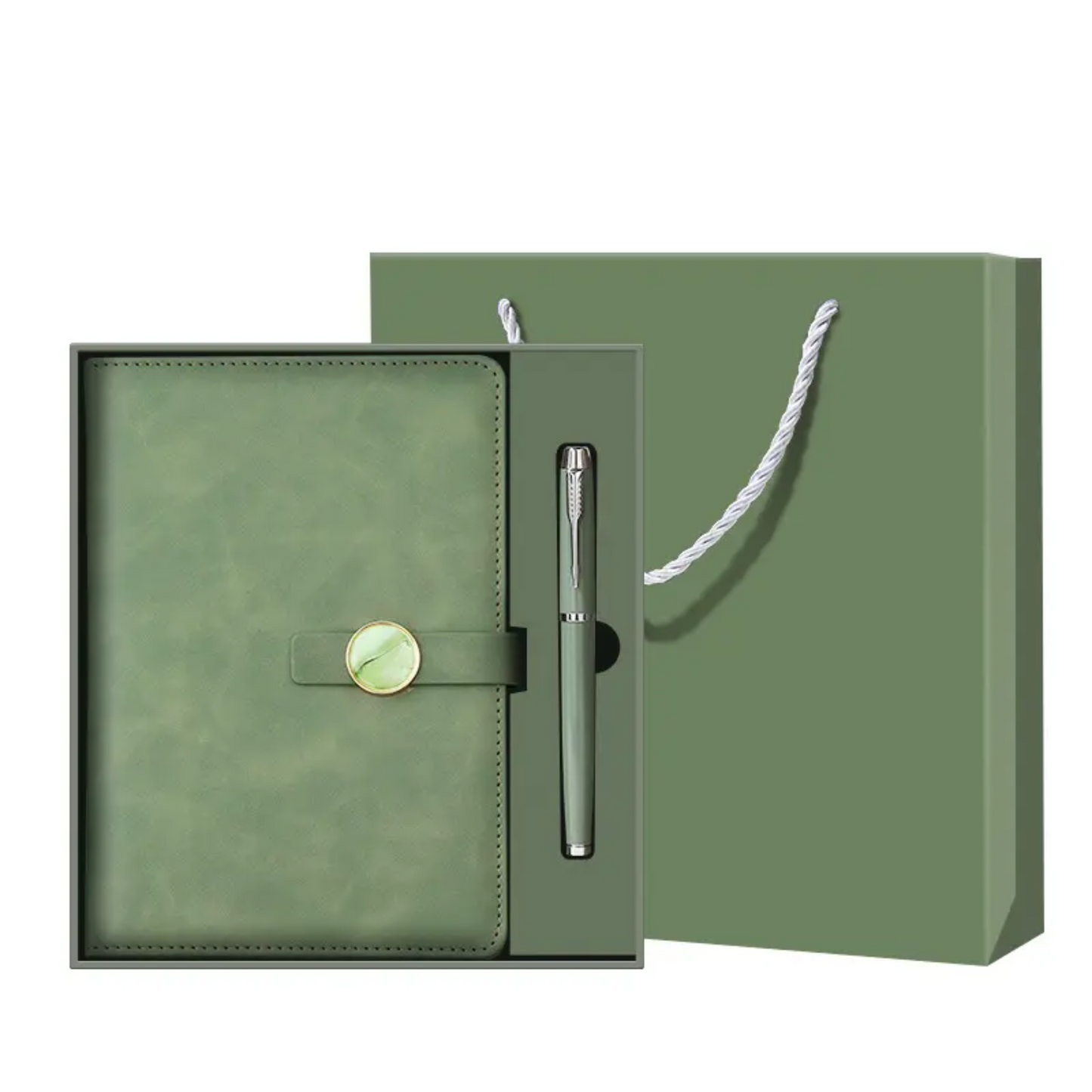 Custom Ballpoint Pen Business Stationary Gift Diary Pen Custom Logo A5 Notebook And Pen Set