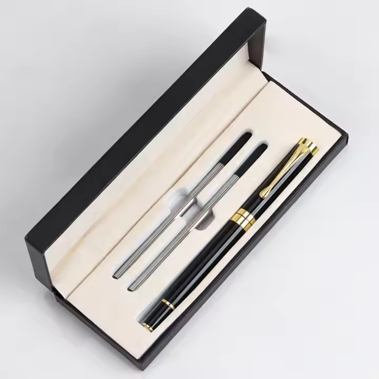 Sign Pens Metal Ballpoint Pen Set With Custom Logo And Box