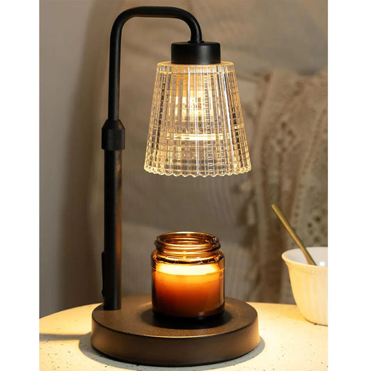 Adjustable Height Electric Candle Warm Light – Elegant Home Decor for Bedroom & Living Room