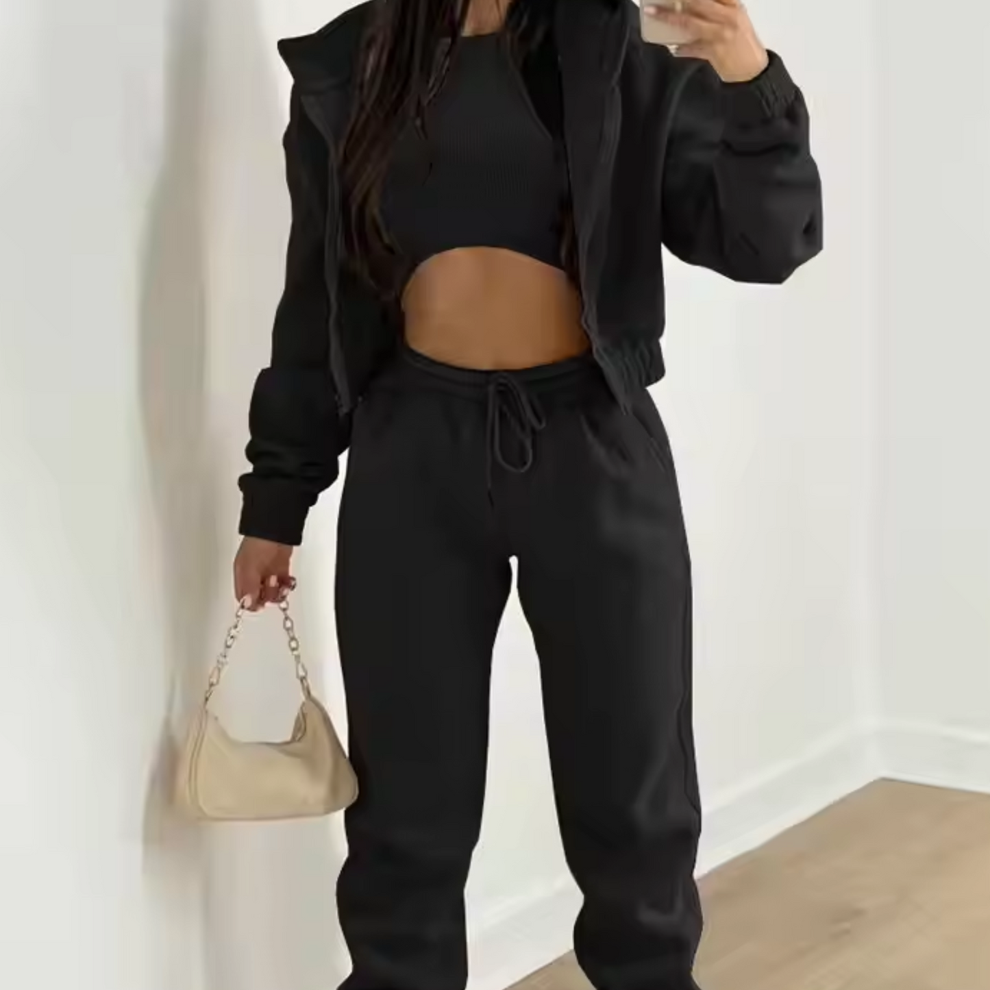 Fitness & Yoga Wear Plus Size Womens Sweatsuit Set