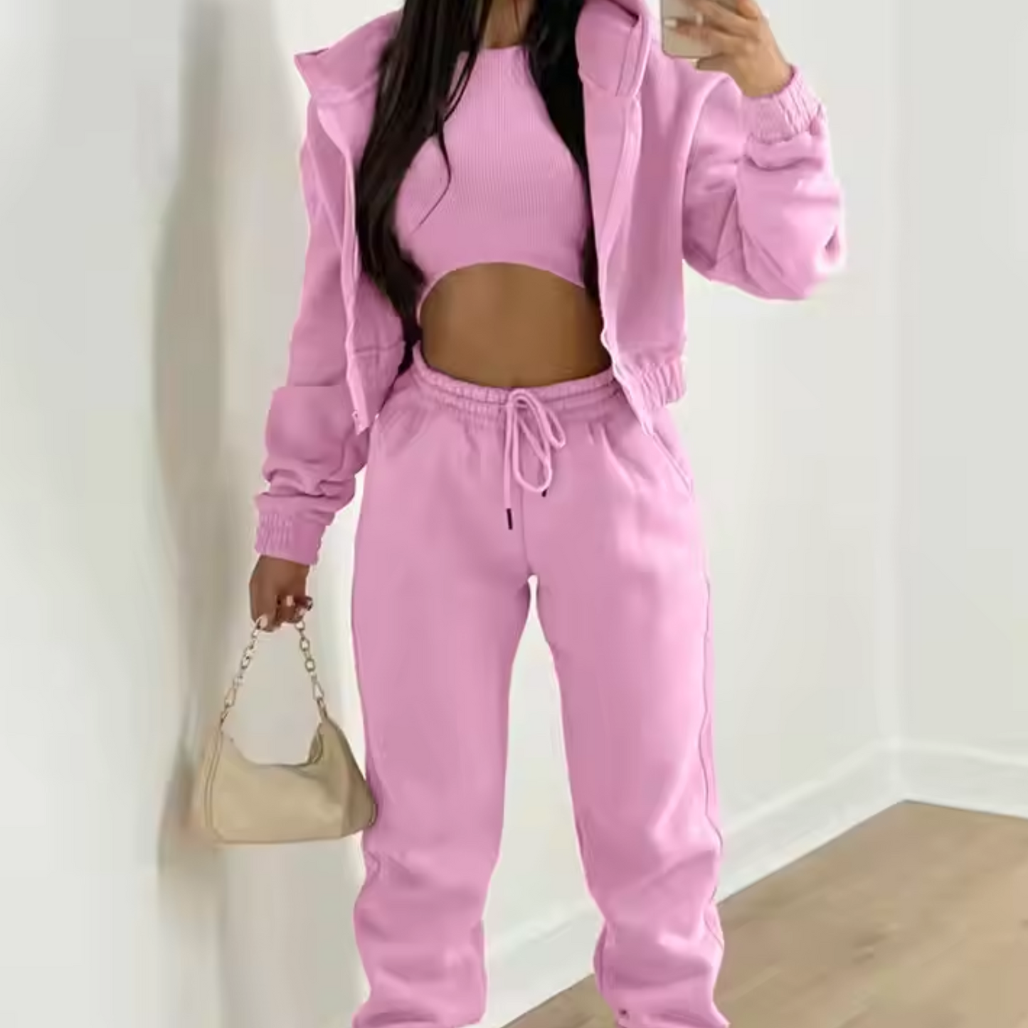 Fitness & Yoga Wear Plus Size Womens Sweatsuit Set